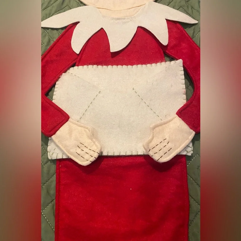🎅Life Size Pottery Barn Kids Elf on the Shelf Felt Letter/Message Holder-4 ft! - Picture 4 of 12